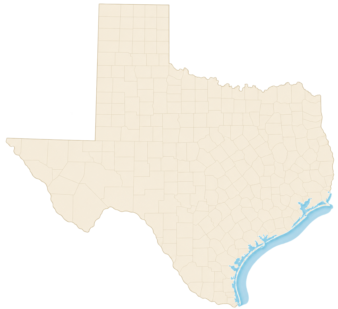 Map of Texas